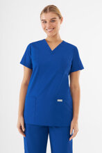 Damen-Medizinische Bluse, Uniformix TEAM T1000,  Royal Blue