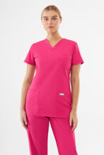 Damen-Medizinische Bluse, Uniformix TEAM T1000, Virtual Pink