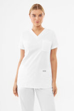 Damen-Medizinische Bluse, Uniformix TEAM T1000, White