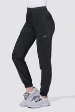 Medizinische Damen Hose Flex Zone, Jogger, schwarz. FZ2056