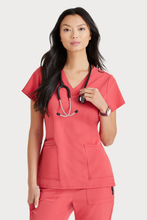 Medizinische Damen Kasack, Barco Unify , BUT167- DUSTY RED