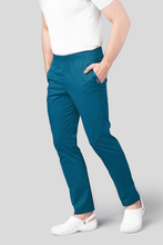 Medizinische Herren Hose, FLEXZONE FZ2050, grünblau