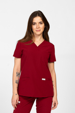 Medizinischer Damen Kasack Uniformix, 3000-Burgundy