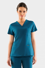 Medizinischer Damen Kasack Uniformix, 3000-Caribbean Blue
