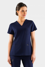 Medizinischer Damen Kasack Uniformix, 3000-Navy