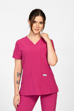 Medizinischer Damen Kasack Uniformix, Super Flex 4000-Virtual pink