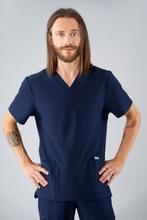 Medizinischer Herren Kasack Uniformix Super Flex , 4050-Navy