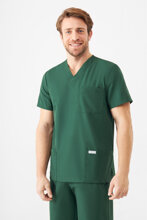 Universelles medizinisches Oberteil, Uniformix TEAM T1260, Hunter Green 