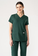 Medizinischer Damen Kasack Uniformix, 3000-Hunter Green