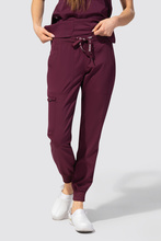 Medizinische Damen Hose Med Couture Performance Touch, 7710-WINE