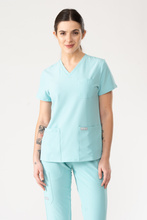 Medizinischer Damen Kasack Uniformix, Super Flex 4000-Medical Green